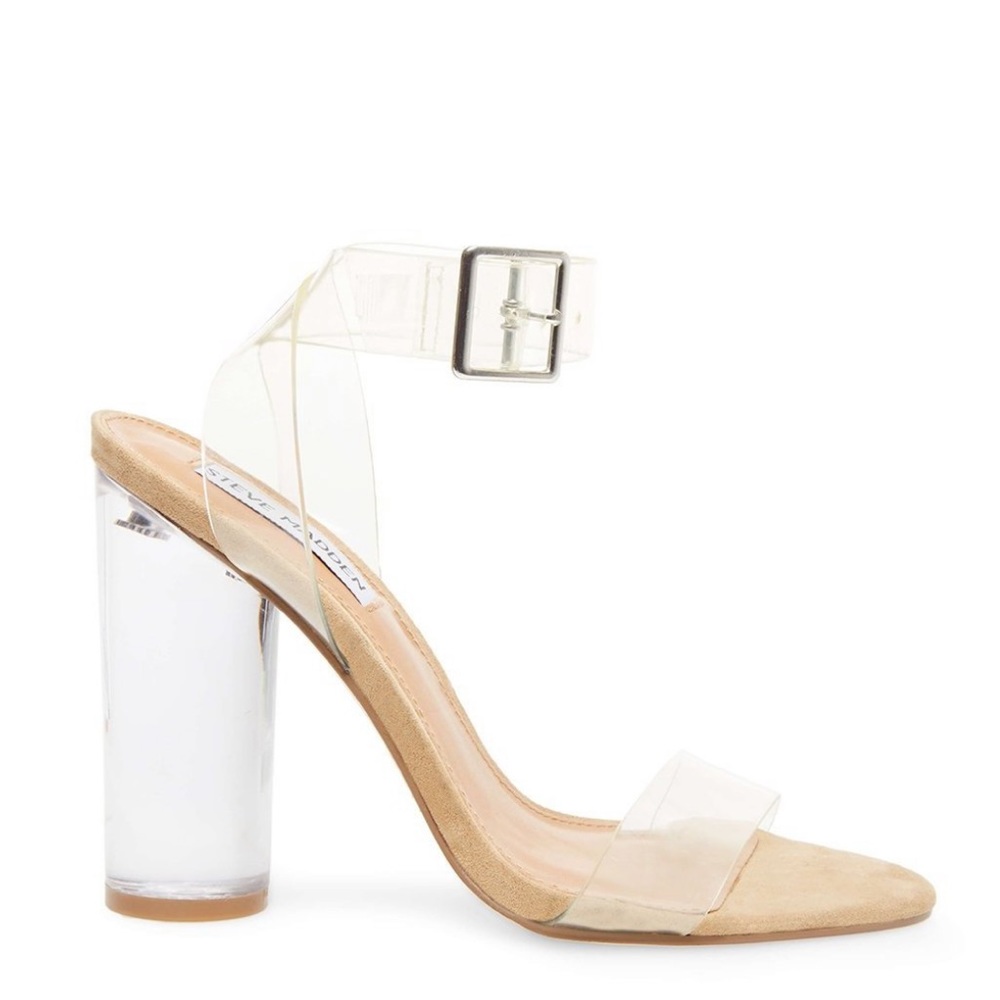 Steve Madden Clearer Clear Heels